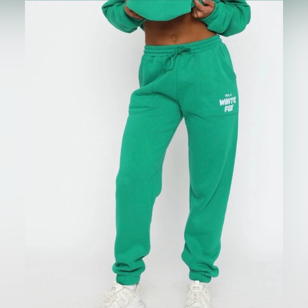 WHITE FOX Offstage Joggers Vol 3 Amazon Green Fleece Size XXS